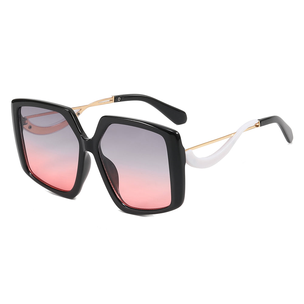 Fashion Square Oversized Shades Sunglasses